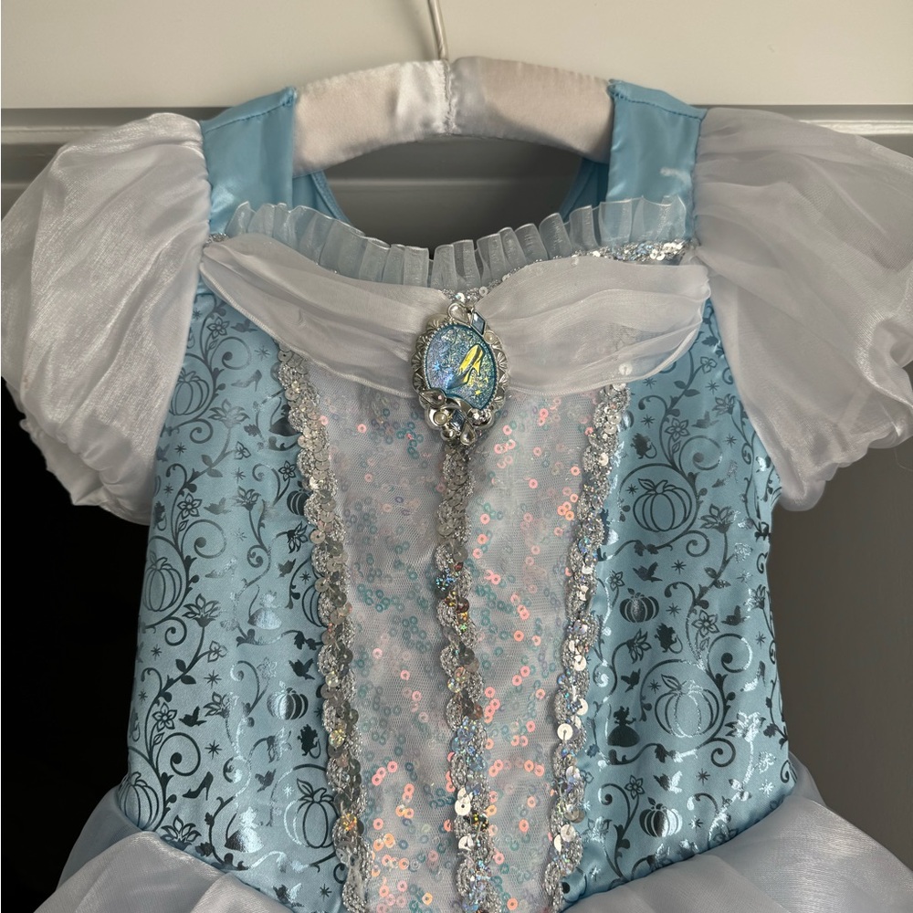 Cinderella gown from Bibbidi Bobbidi boutique aboard the Disney Wish ship!